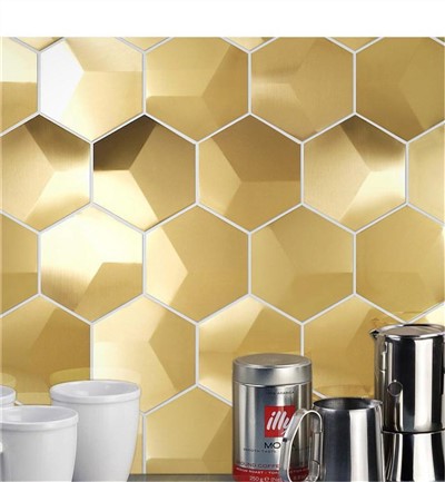 Hexagon Metal Mosaic Pločica